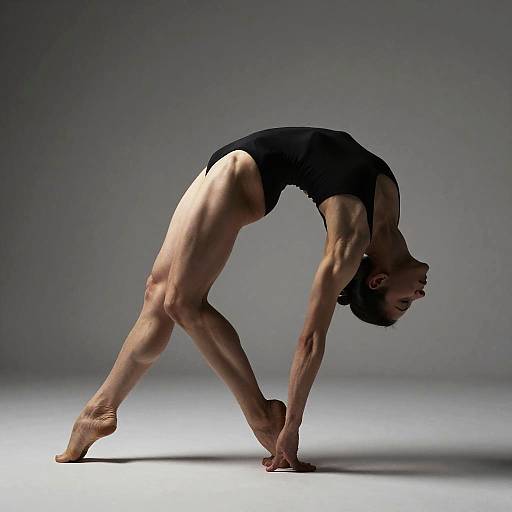 Graceful Dancer Mid-Motion Pose