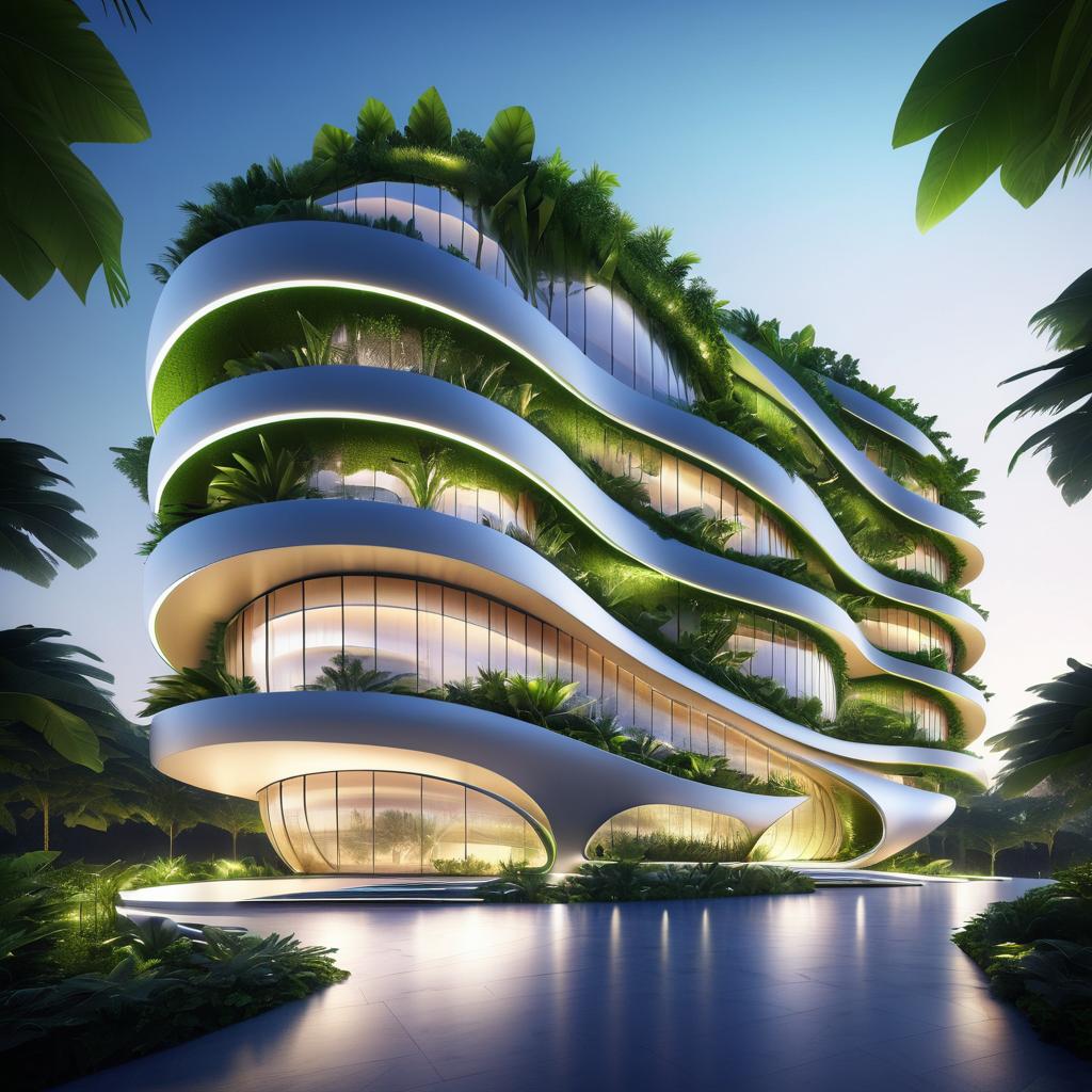 Futuristic Eco-Friendly Hospitality Design