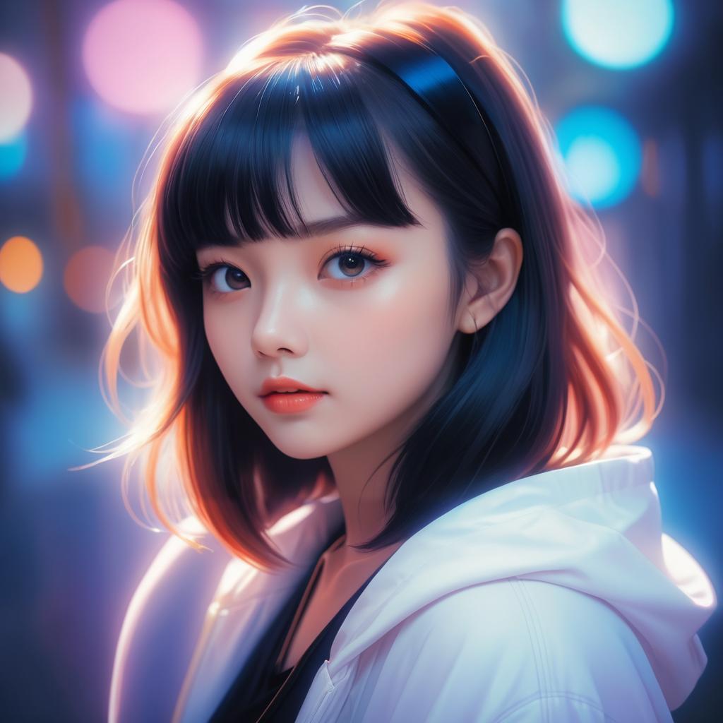 Shy Girl Portrait in Artgerm Style