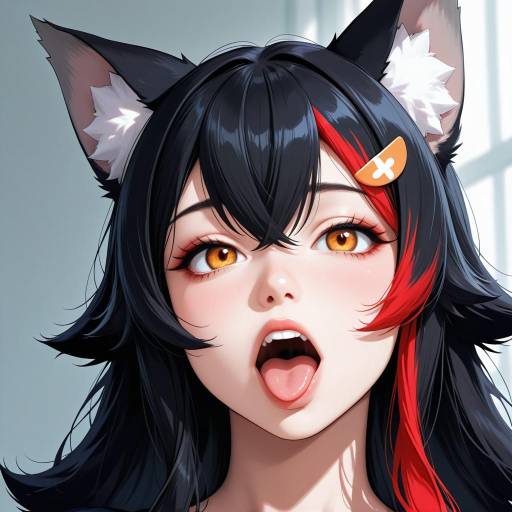 Wolf Girl Virtual YouTuber Character
