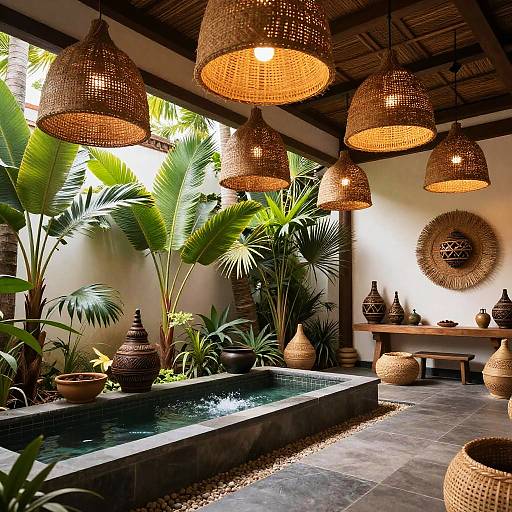 Bali Rustic Island Retreat Interior