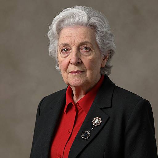 Hyper-Realistic Elderly Woman Portrait