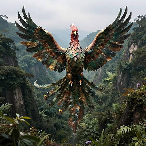 Magical Phoenix-Shaped Valley