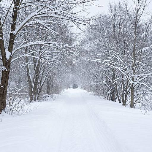 Serene Winter Wonderland Reflection