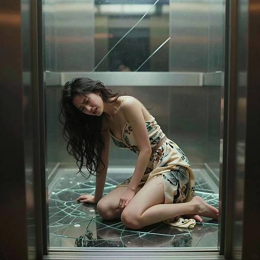 Dreamlike Cinematic Photo of Distress