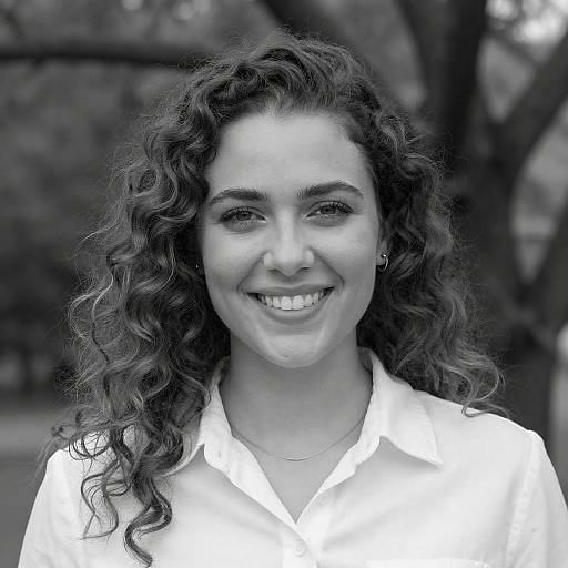 Charming Portrait of a Smiling Woman