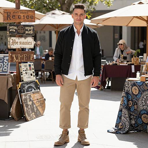 Urban Explorer in Stylish Desert Boots