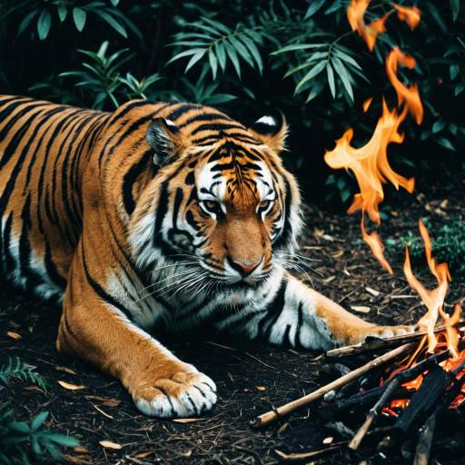 Fierce Tiger Igniting Creative Inspiration Fierce Tiger Igniting Creative Inspiration