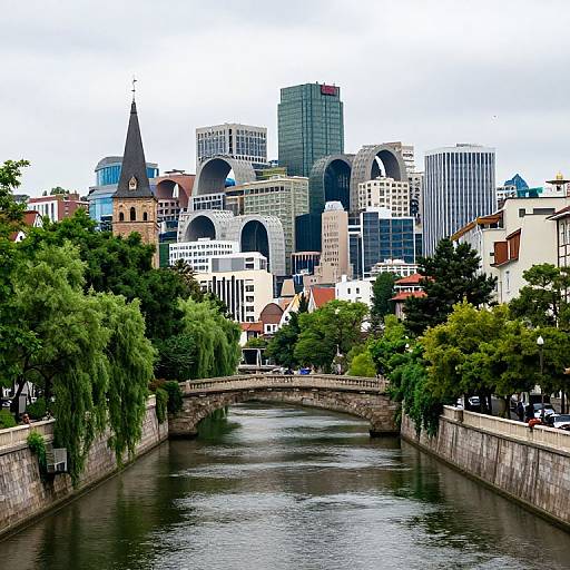 Harmony of Timeless Canal Cityscape