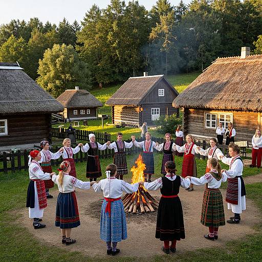 Lithuanian Folk Dance Golden Hour