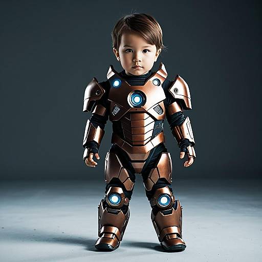 Realistic Robot Costume for Infant Boy