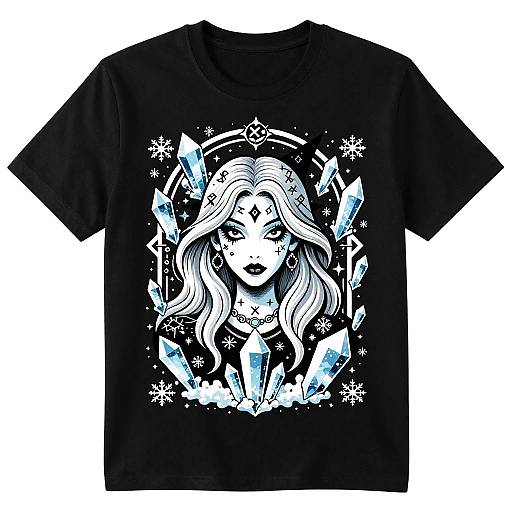 Ice Witch Winter Occult Design