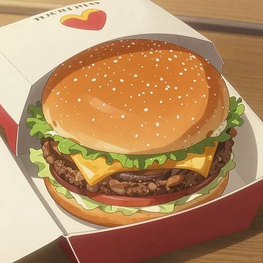 Ultra Detailed Magnified Big Mac