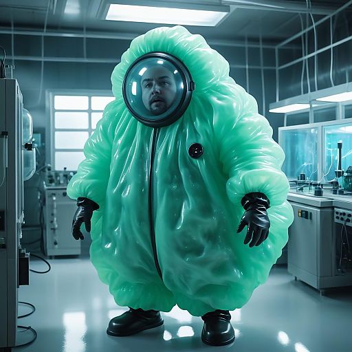 Gelatinous Horror in a High-Tech Lab Gelatinous Horror in a High-Tech Lab