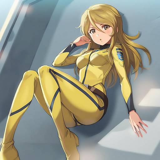 Illustration of Mori yuki, uchuu senkan yamato in the style of Michairu