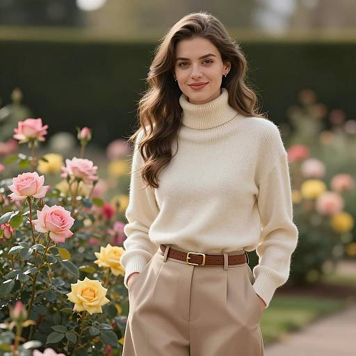 Elegant Winter Birthday Party Outfit Portrait