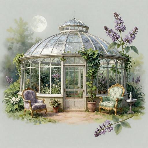 Victorian Style Secret Garden Greenhouse