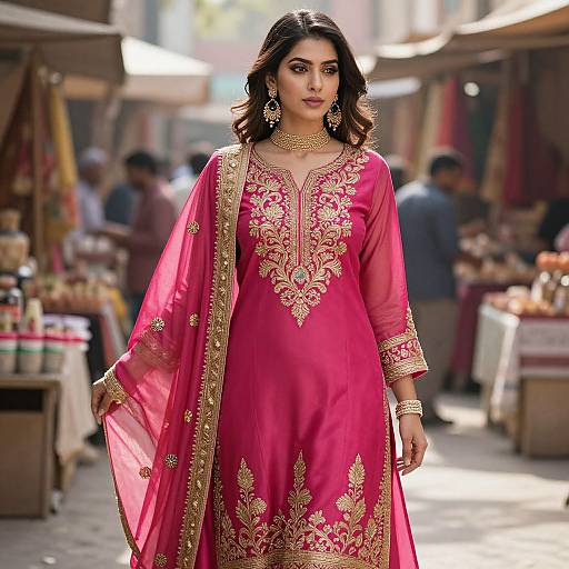 Vibrant Gemini Salwar Suit Elegance