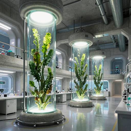 Futuristic Algae Research Laboratory