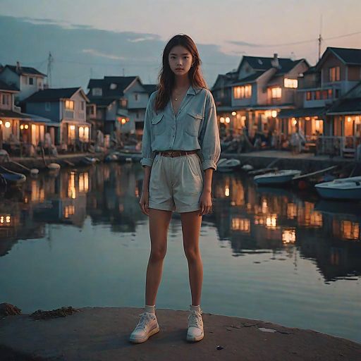 Cinematic Portrait of a Young Model