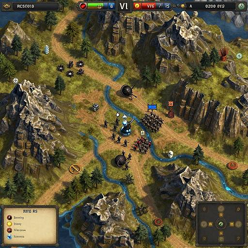 Epic Mountain Battle Map Generator