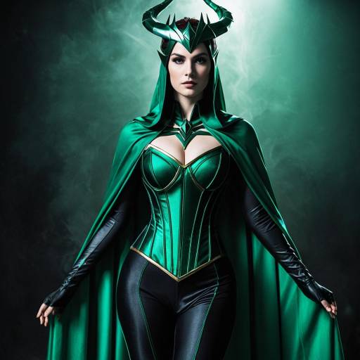 Dramatic Hela Marvel Cosplay Costume