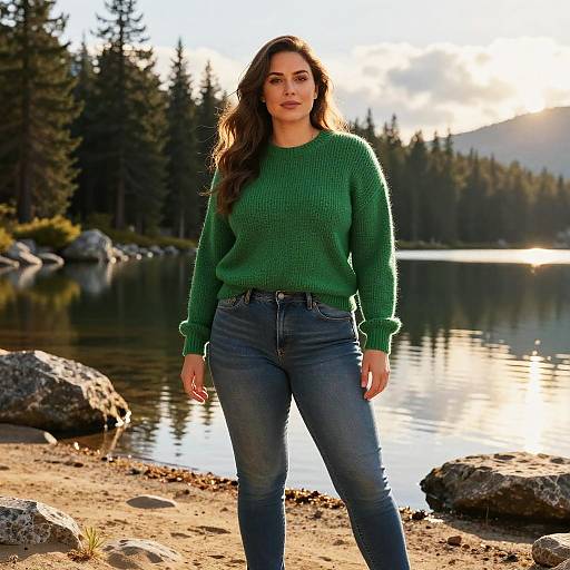 Natural-Light Editorial Alpine Portrait