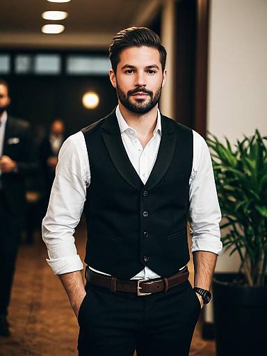 Stylish Male After-Party Look