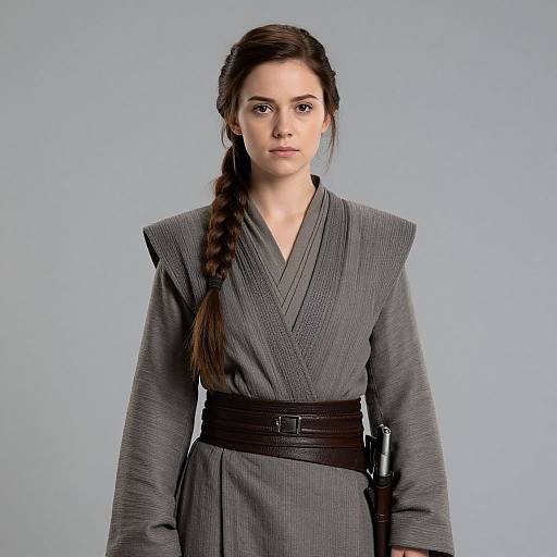 Realistic Jedi Outfit with Braid