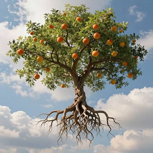 Roots and Dreams Reaching Skyward