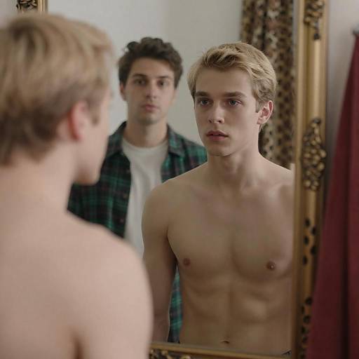 Introspective Moment in Soft Lighting