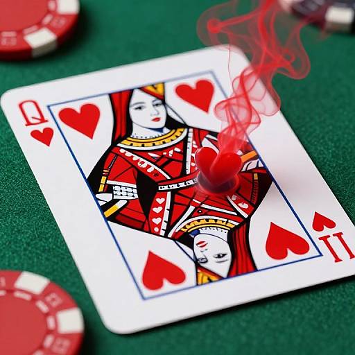 Hyperdetailed Queen of Hearts Macro