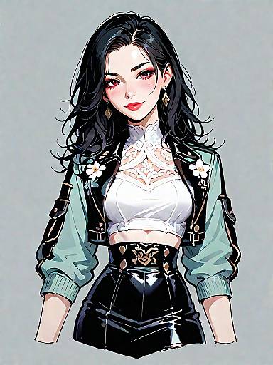 Edgy Chic Fashion Photography Portrait