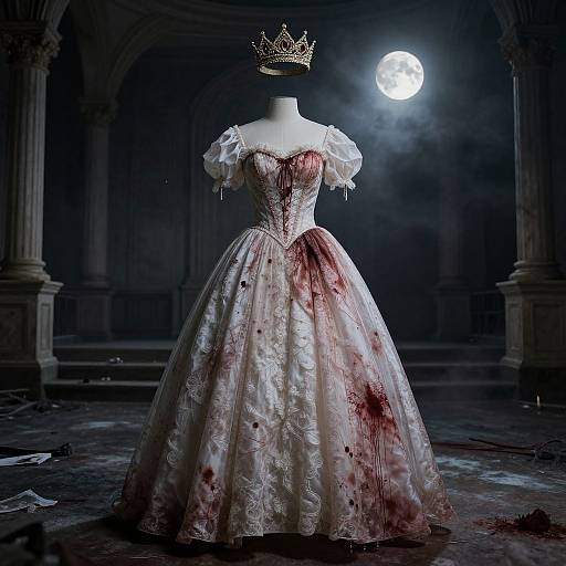 Headless Gothic Prom Queen Horror