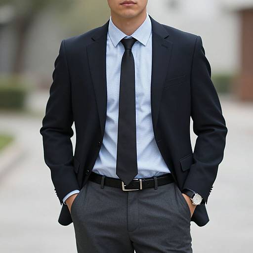 Semi-Formal Male Portrait Outdoors