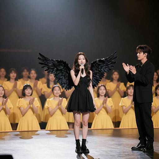 Dynamic Stage Performance with Singers