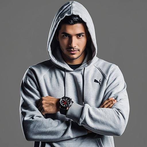 Solo Fortnite Gamer in Hoodie