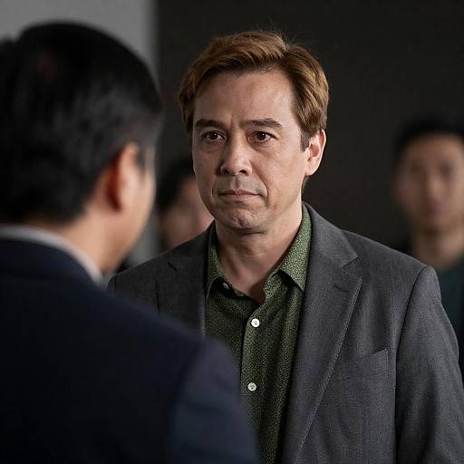 Serious Encounter in Dim Lighting