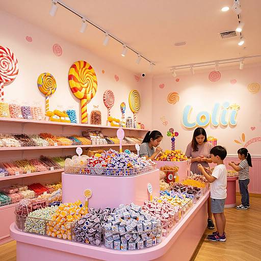 Whimsical Lollii Candy Shop Interior
