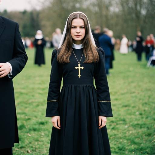 Vicar Costume Portrait in Outdoor Setting