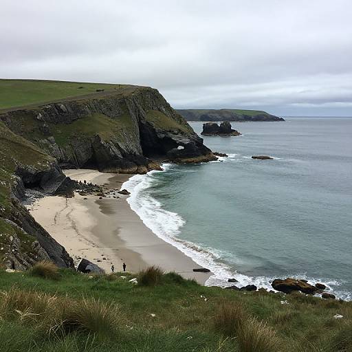 Scenic Overlook of Fistral Beach