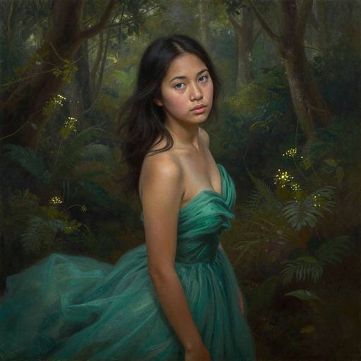 Photorealistic Portrait of Micronesian Woman