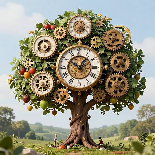 Clockwork Tree: Nature Meets Invention
