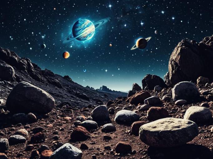 Adorable Space Wallpaper with Planets