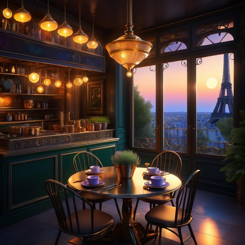 Elegant Culinary Photography in Paris Style