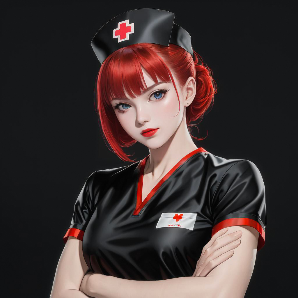 Stealth Nurse in Realistic Style