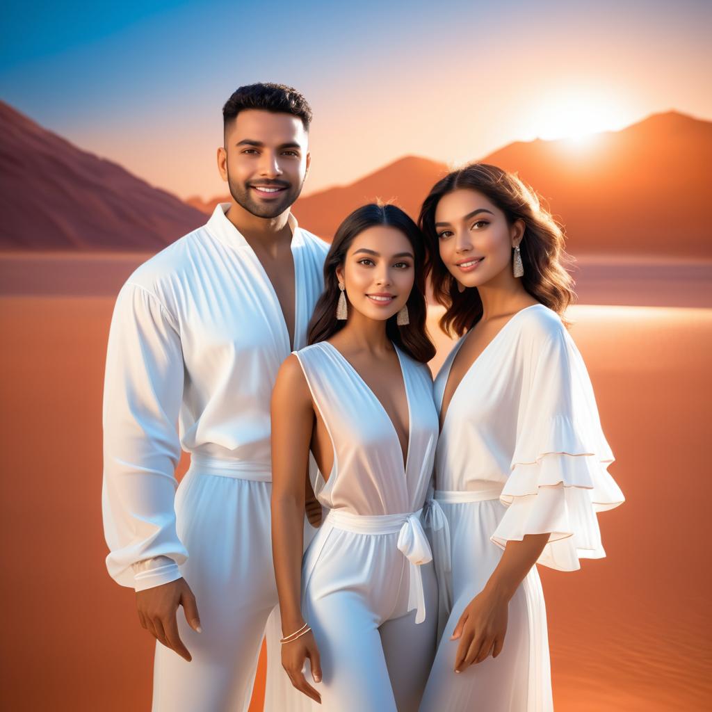 Hispanic Models on Martian Landscape