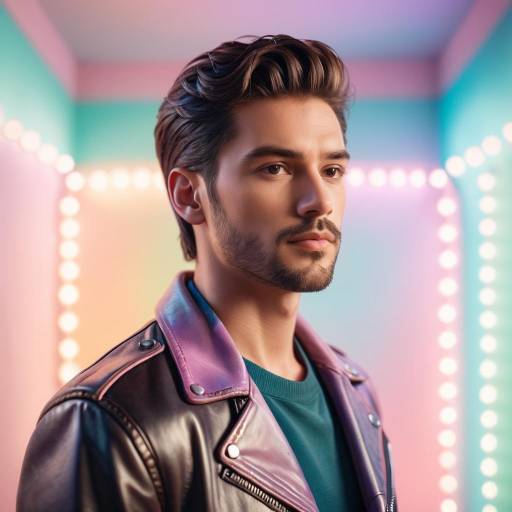 Nostalgic Portrait in Pastel Hues