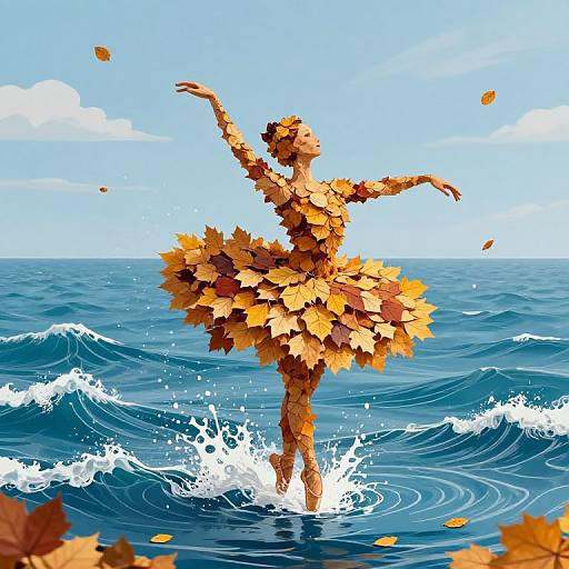 Colossal Autumn Leaf Ballerina