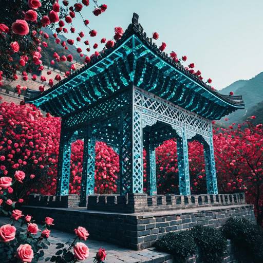 Surreal Floating Pavilion on Great Wall Surreal Floating Pavilion on Great Wall